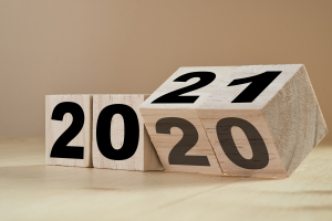 Block calendar switching from 2020 to 2021